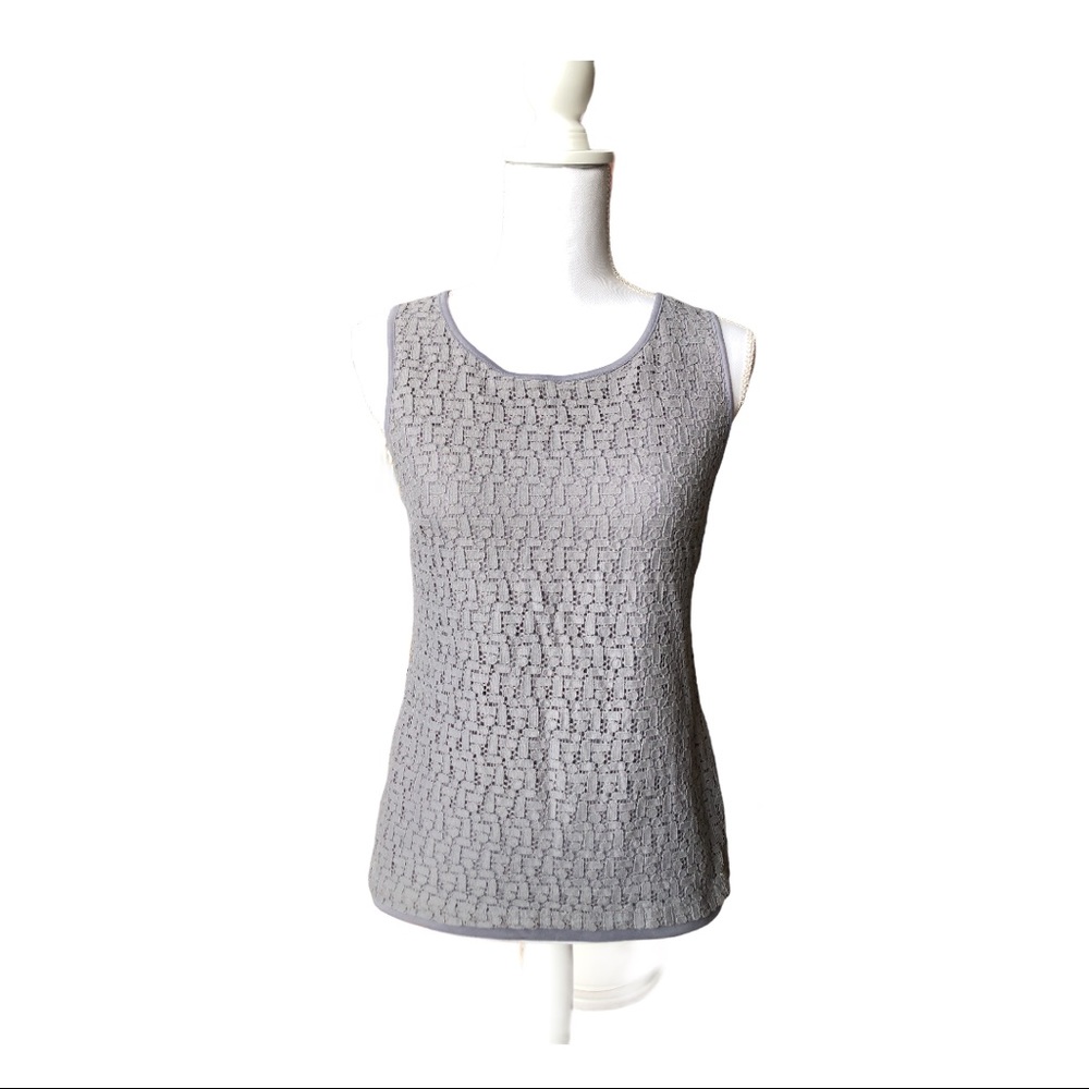 Banana Republic Grey textured Tank Top